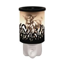 Aroma Black Highland Cow Plug In Wax Melt Warmer